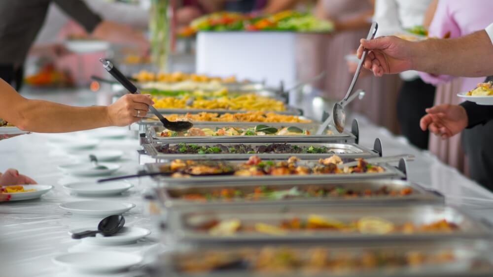 Corporate catering lunch